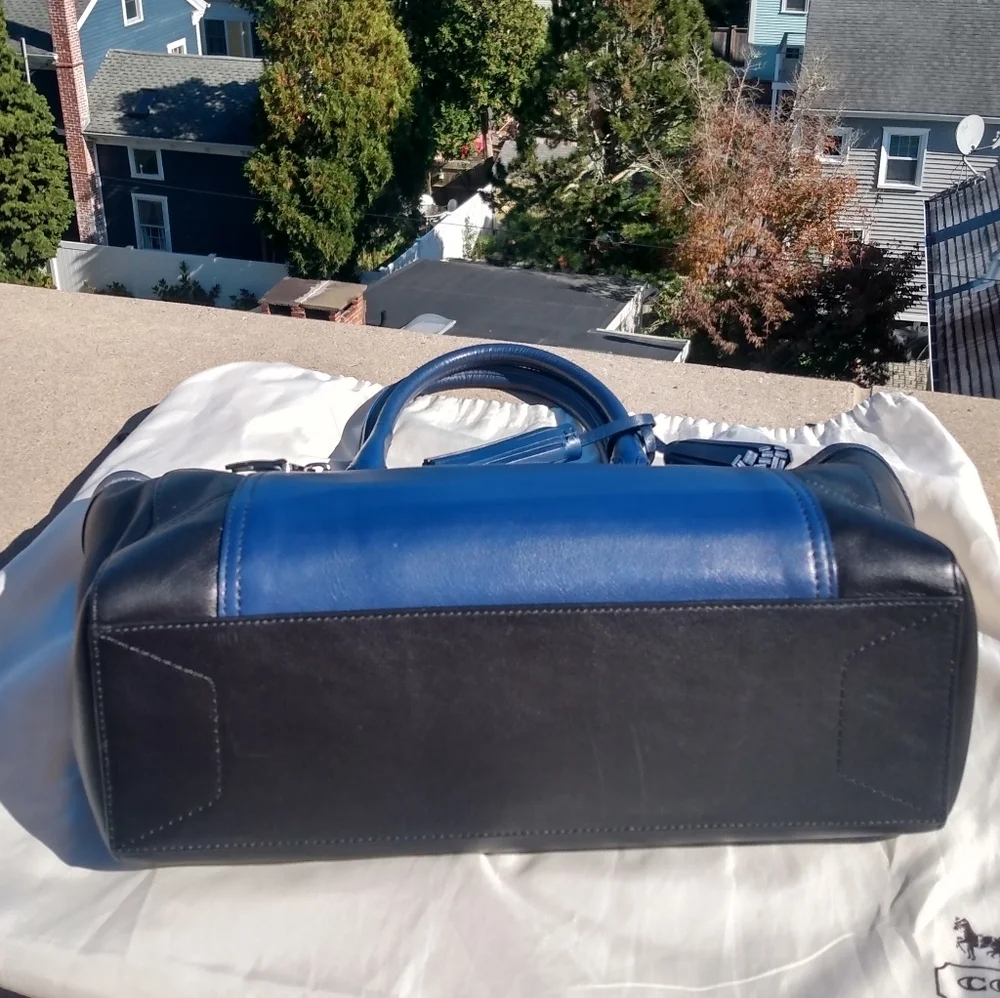 New, Coach Legacy Colorblock Candace Carryall - Picture 10 of 15